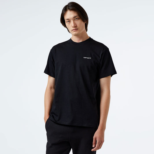 Carhartt Wıp S/s Script Embroidery Erkek Siyah T-shirt