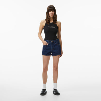 Calvin Klein Archive Mini Kadın Mavi Şort