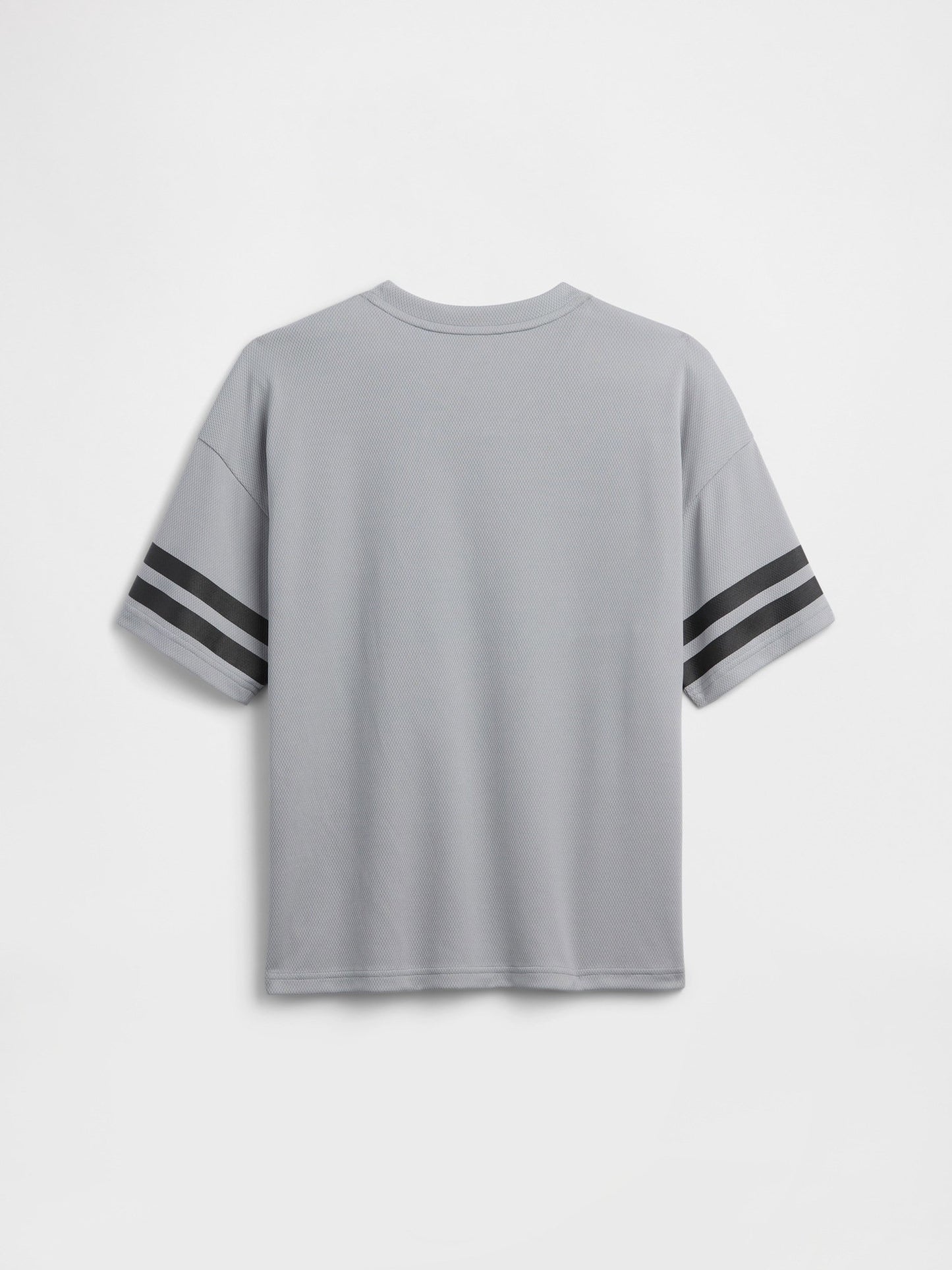 Gri Relaxed Mesh Soccer T-shirt