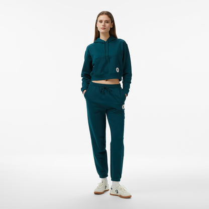 Converse Classic Kadın Yeşil Crop Sweatshirt