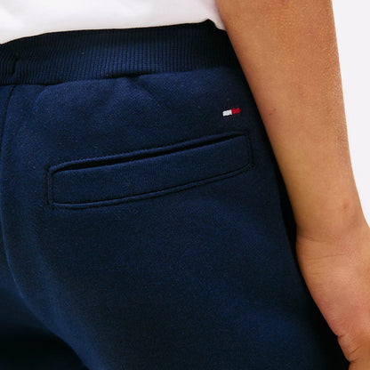 Tommy Hilfiger Cuffed Leg Logo Çocuk Lacivert Eşofman Altı