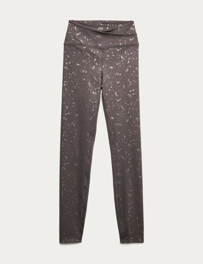 Yüksek Bel Desenli Legging Tayt
