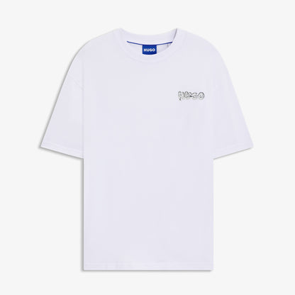 Hugo Nyrotee Erkek Beyaz T-shirt