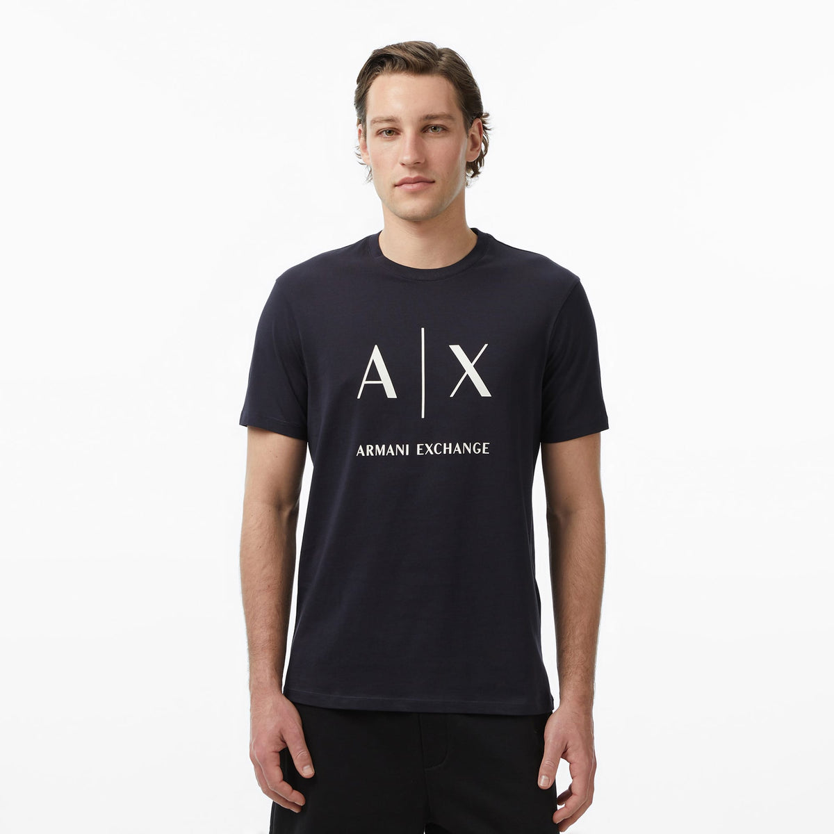 Armani Exchange Erkek Lacivert T-shirt