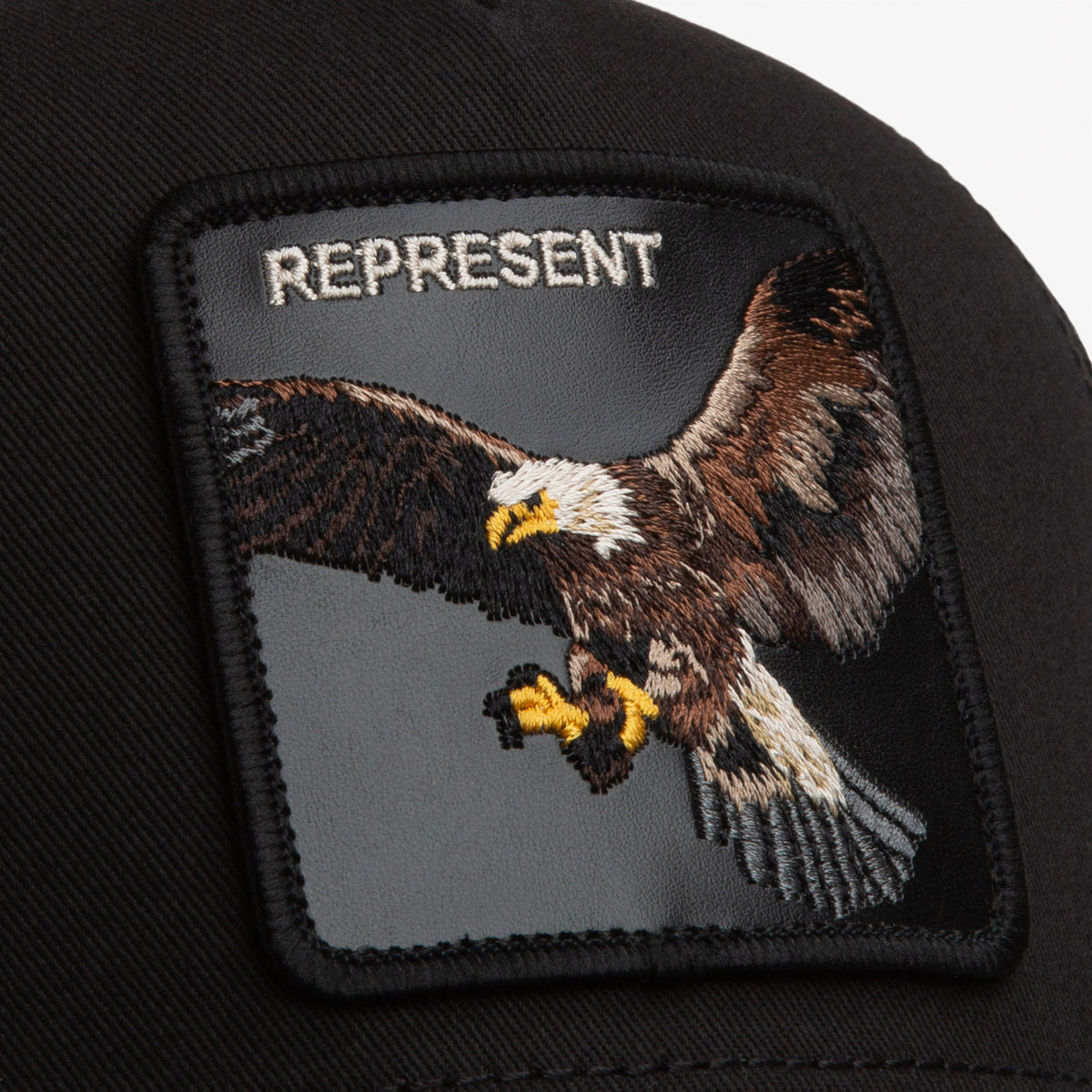 Goorin Bros Represent Eagle Trucker Unisex Siyah Şapka