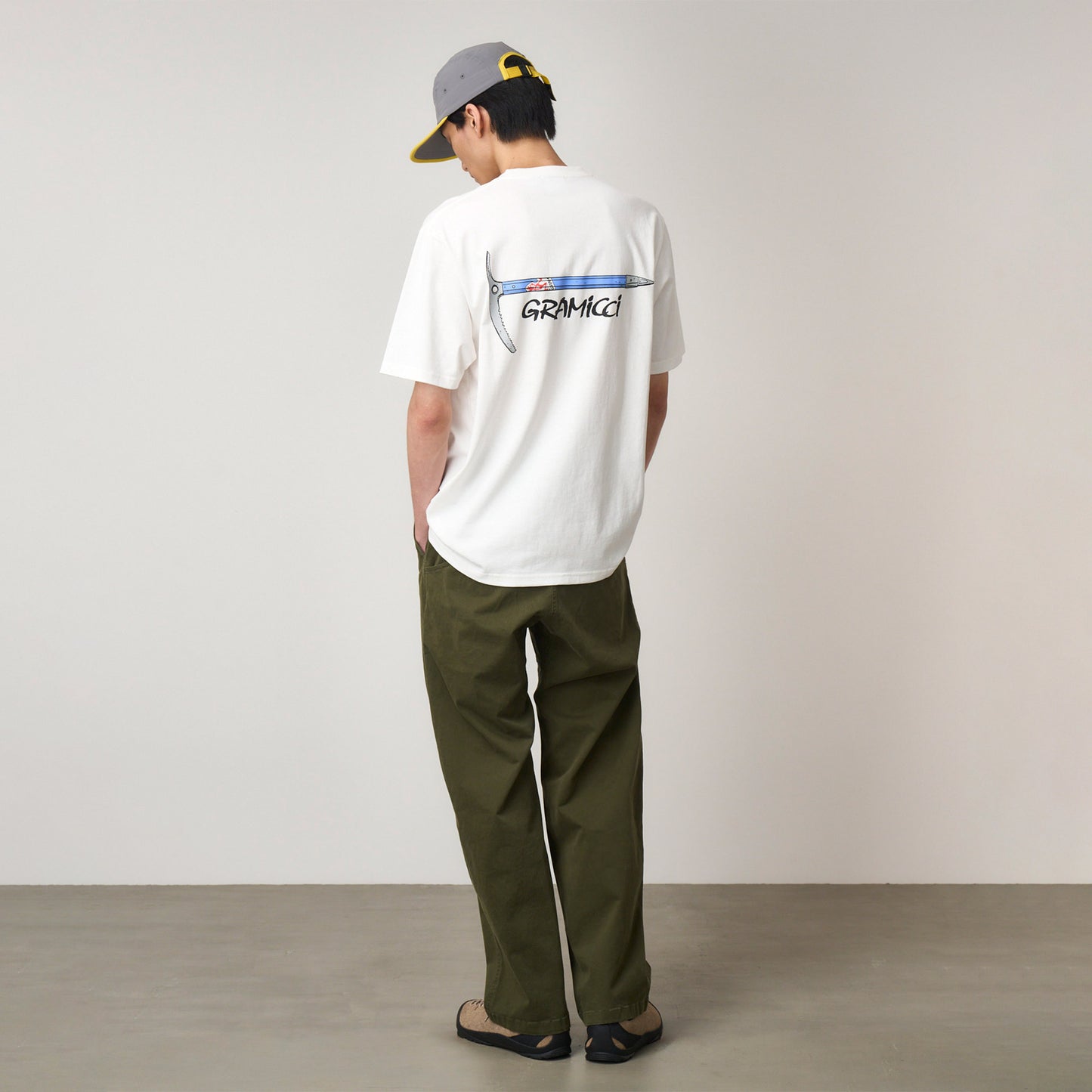 Gramicci Ice Axe Erkek Beyaz T-shirt