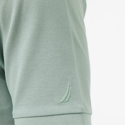 Nautica Erkek Yeşil Regular Fit Polo Yaka T-shirt