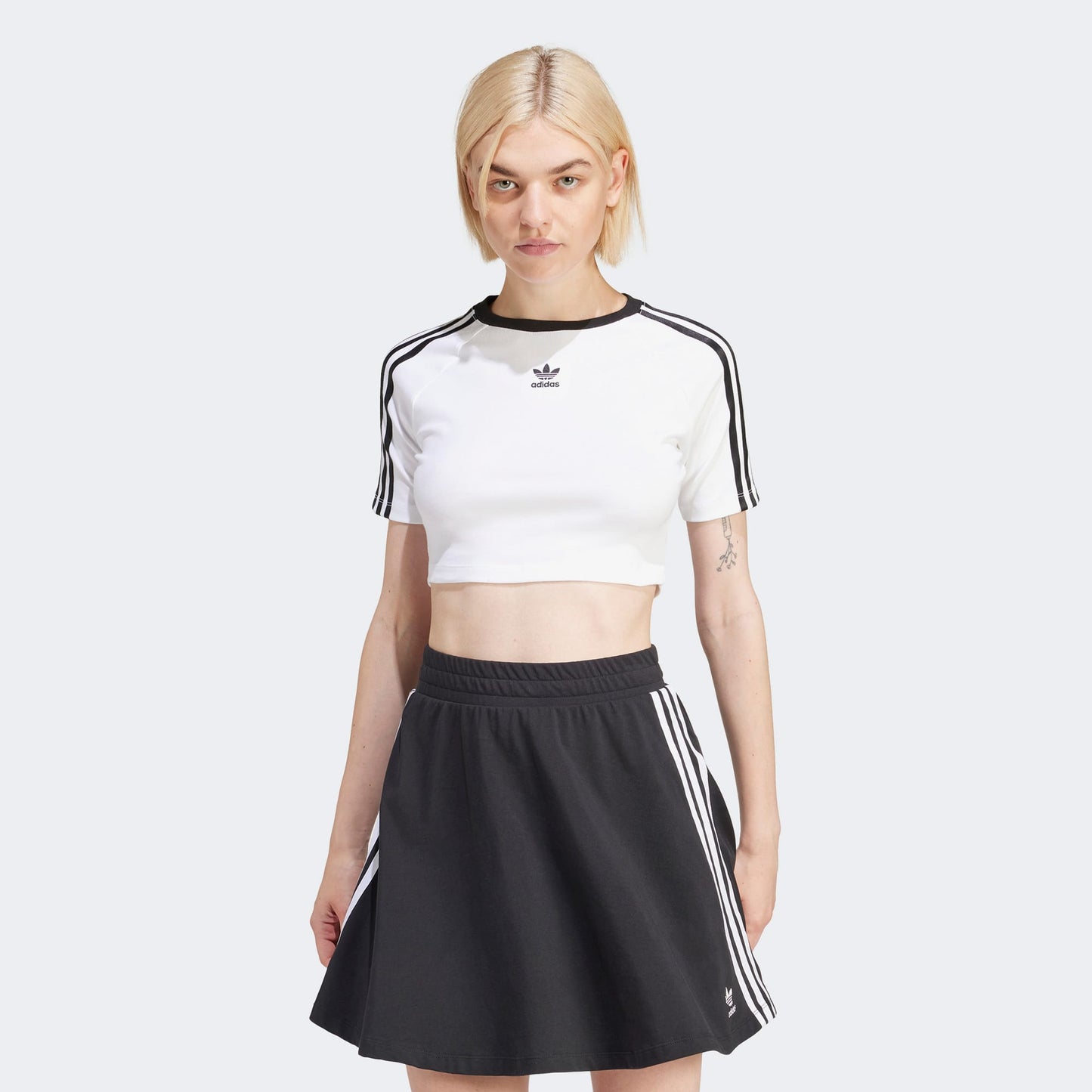 Adidas 3-stripes Baby Kadın Beyaz T-shirt