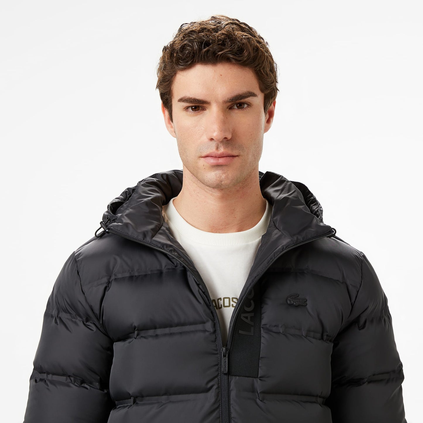 Lacoste Erkek Regular Fit Siyah Mont