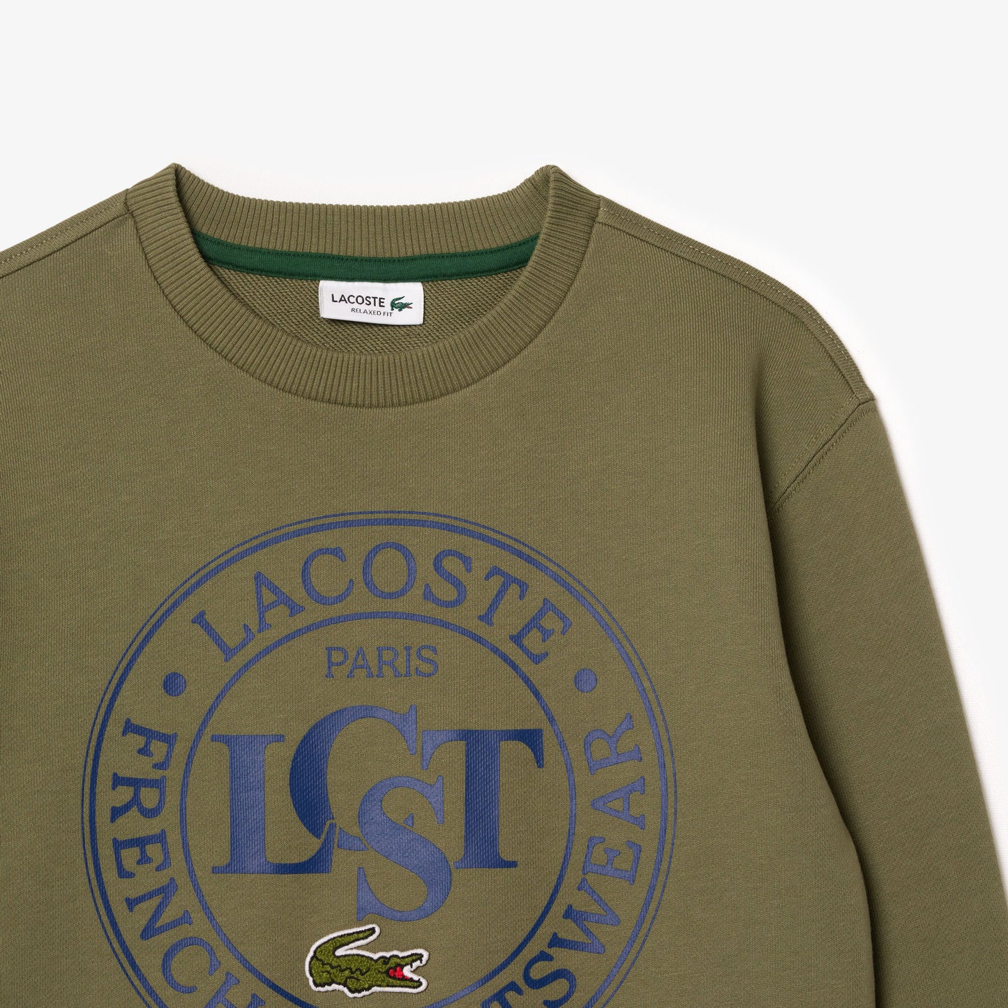 Lacoste Classic Çocuk Haki Sweatshirt