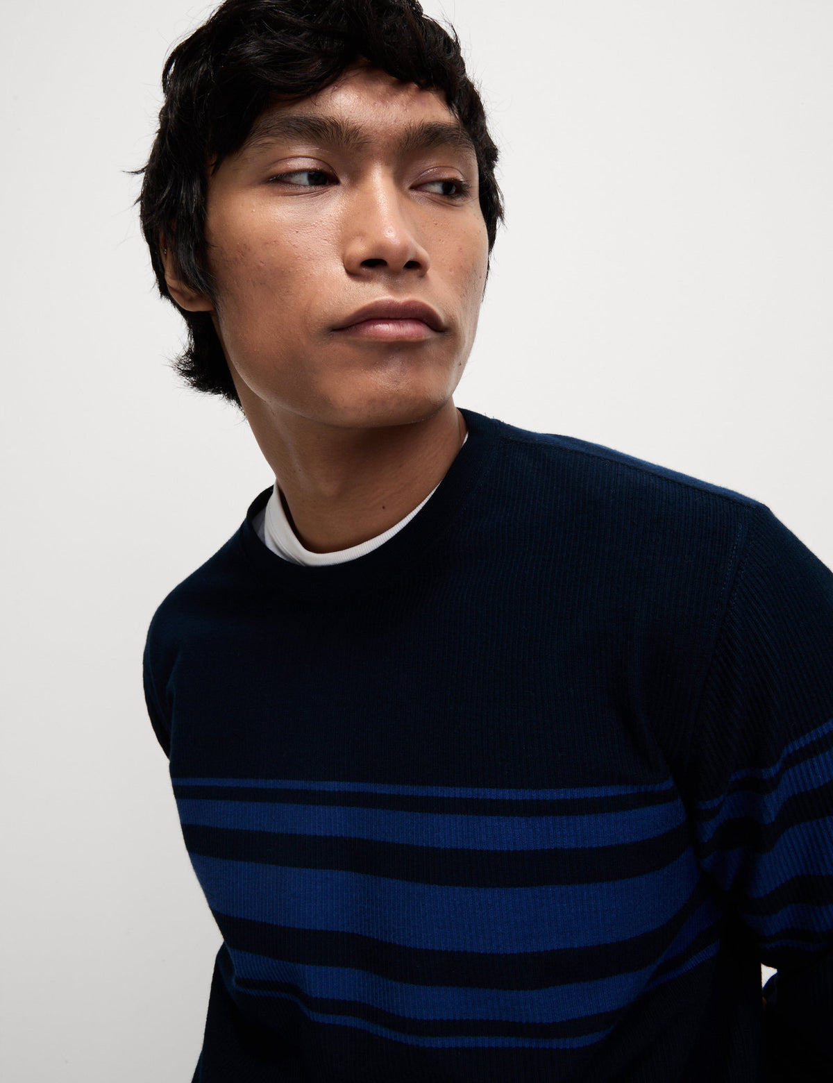 Regular Fit Waffle Sweatshirt