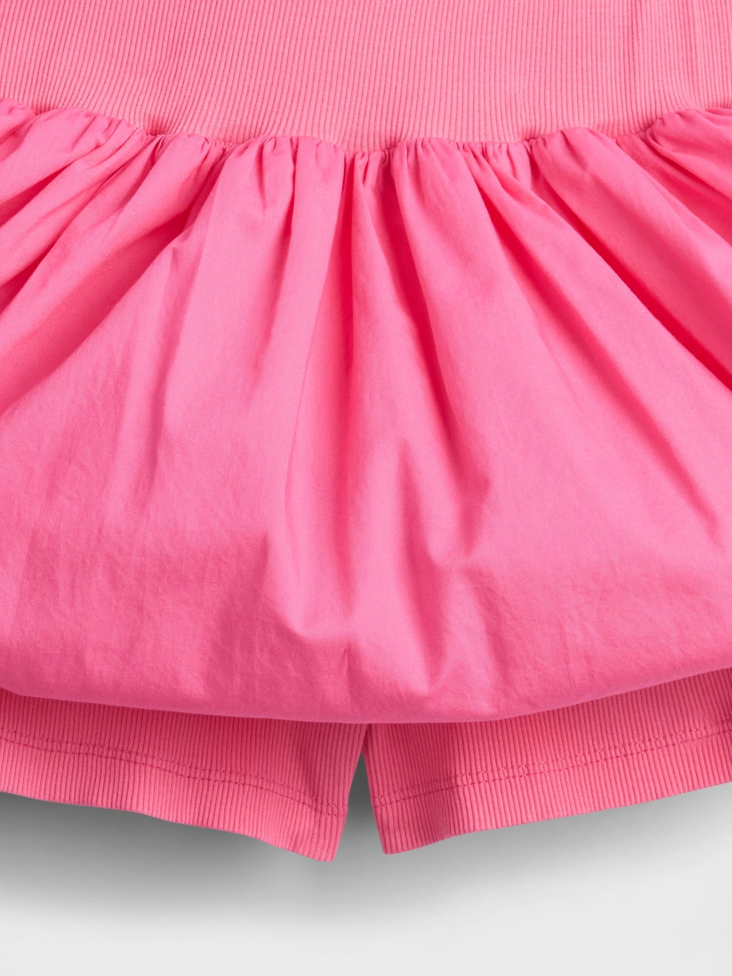Pembe Bubble Şort Etek