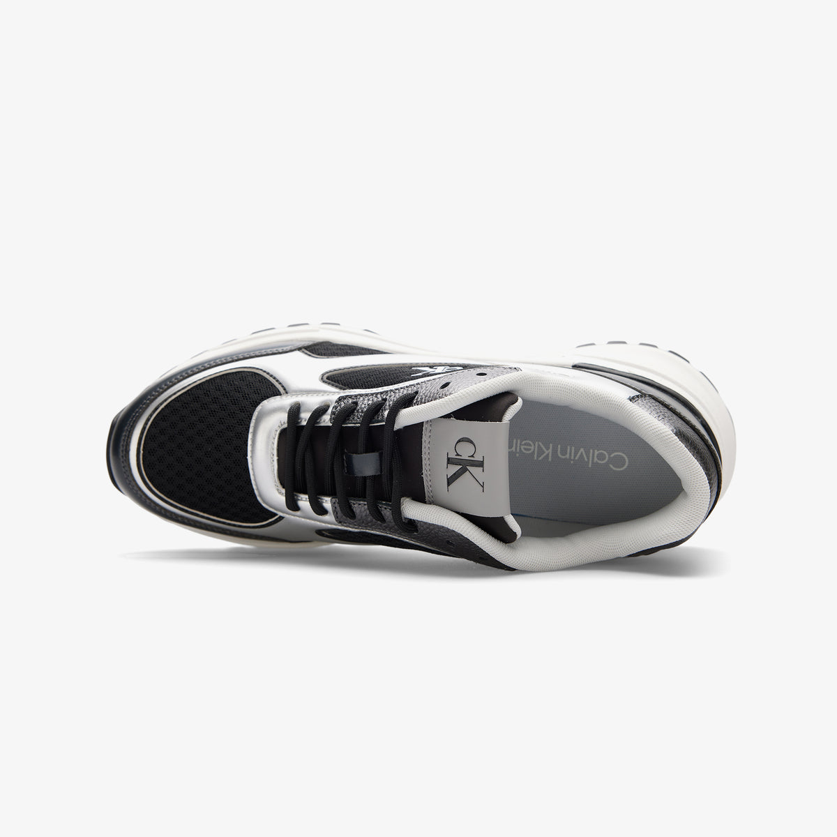 Calvin Klein Hike Runner Laceup Mesh Erkek Siyah Sneaker