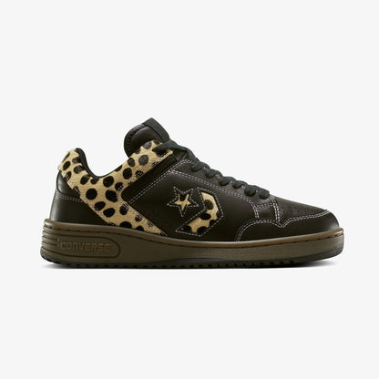 Converse Weapon Pony Hair Unisex Siyah Deri Sneaker