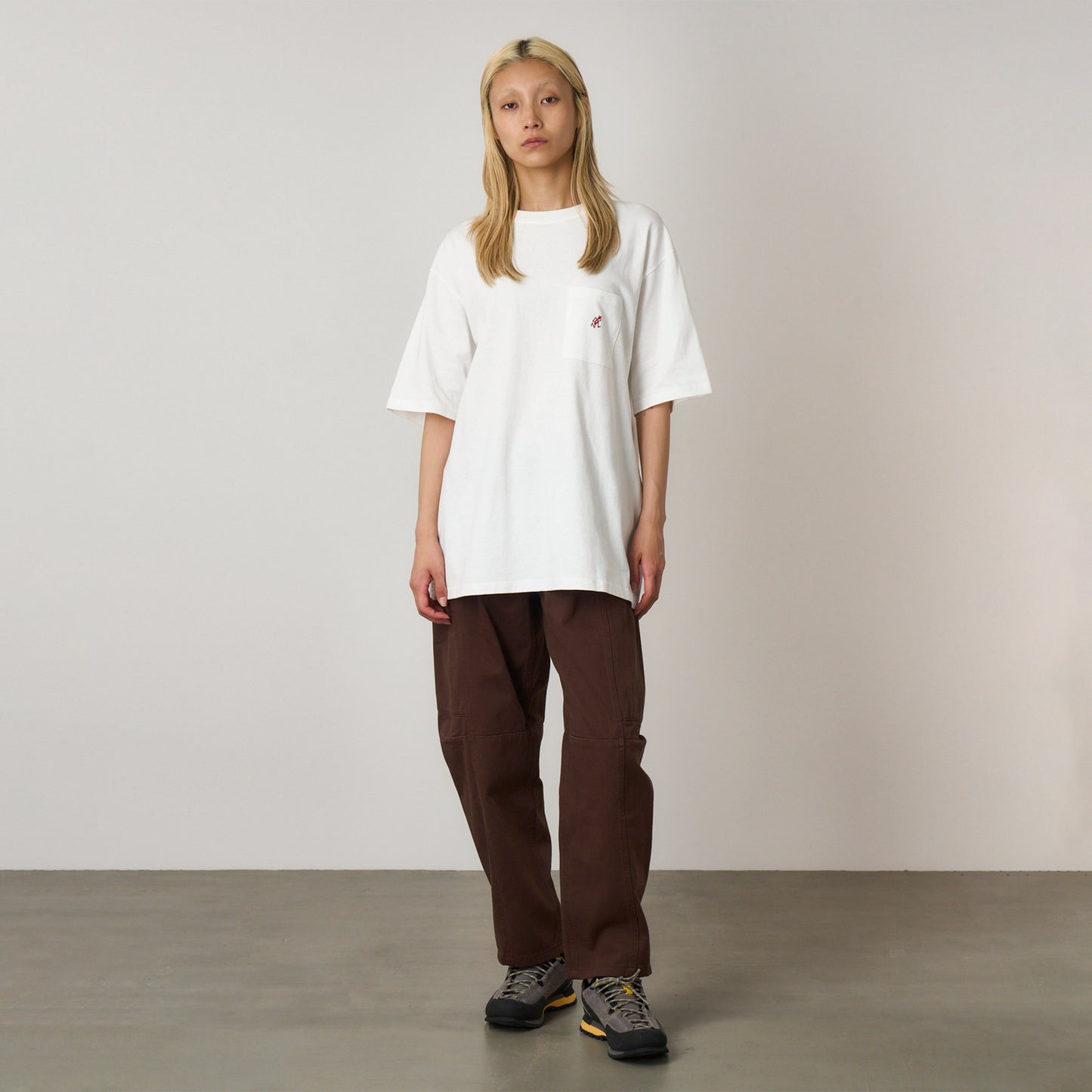 Gramicci One Point Erkek Beyaz T-shirt