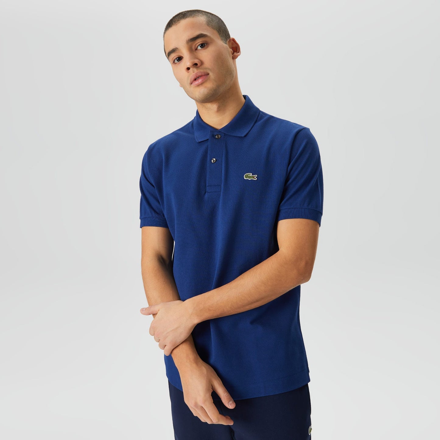 Lacoste Classic Fit L1212 Erkek Lacivert Polo