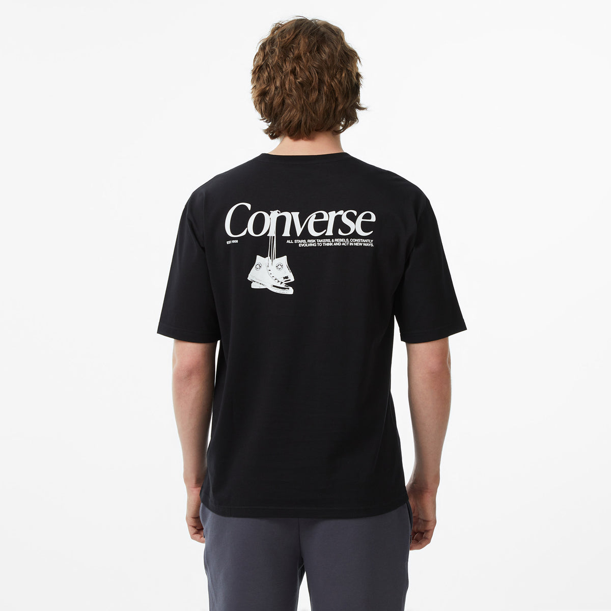 Converse Erkek Siyah T-shirt