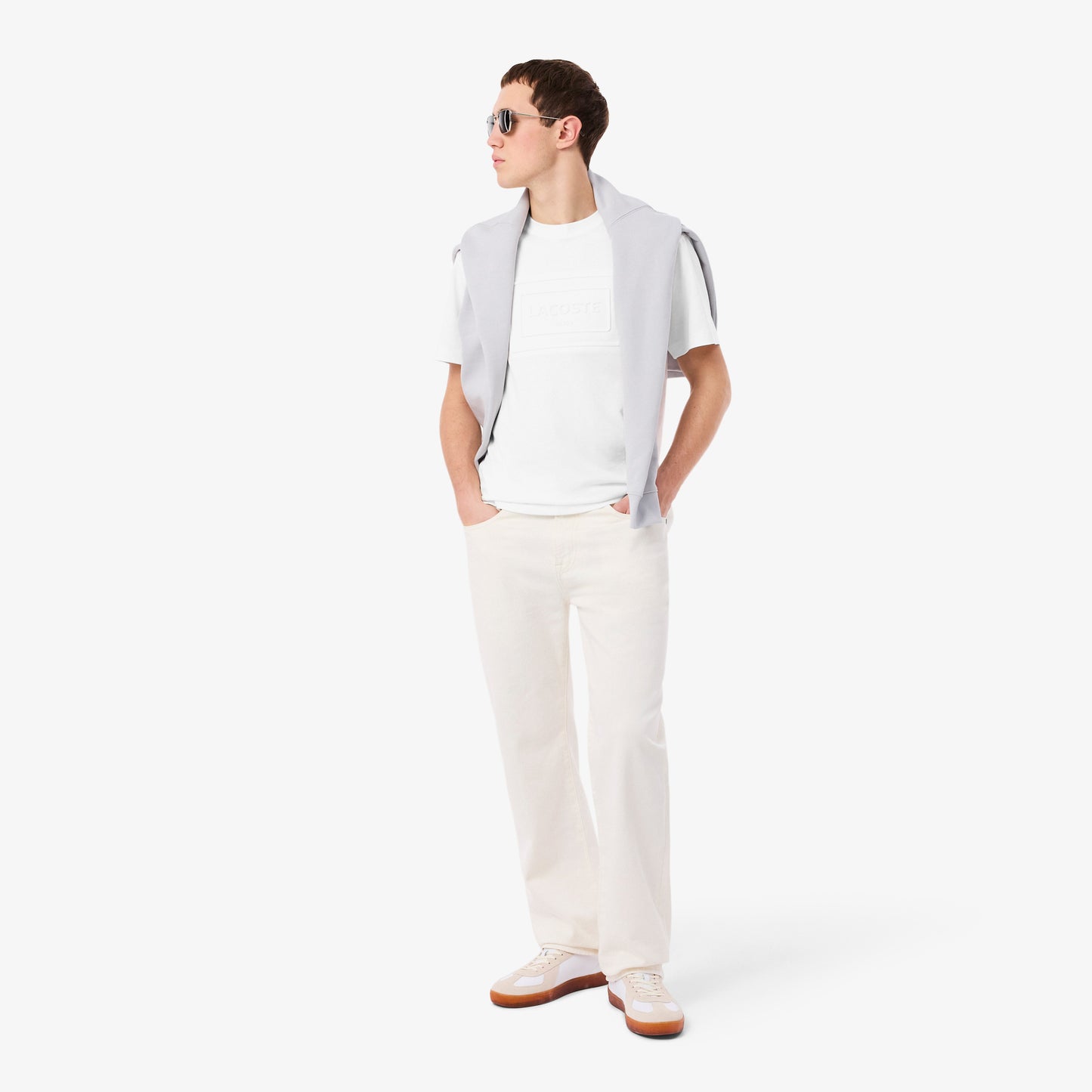 Lacoste Classic Fit Unisex Beyaz T-shirt