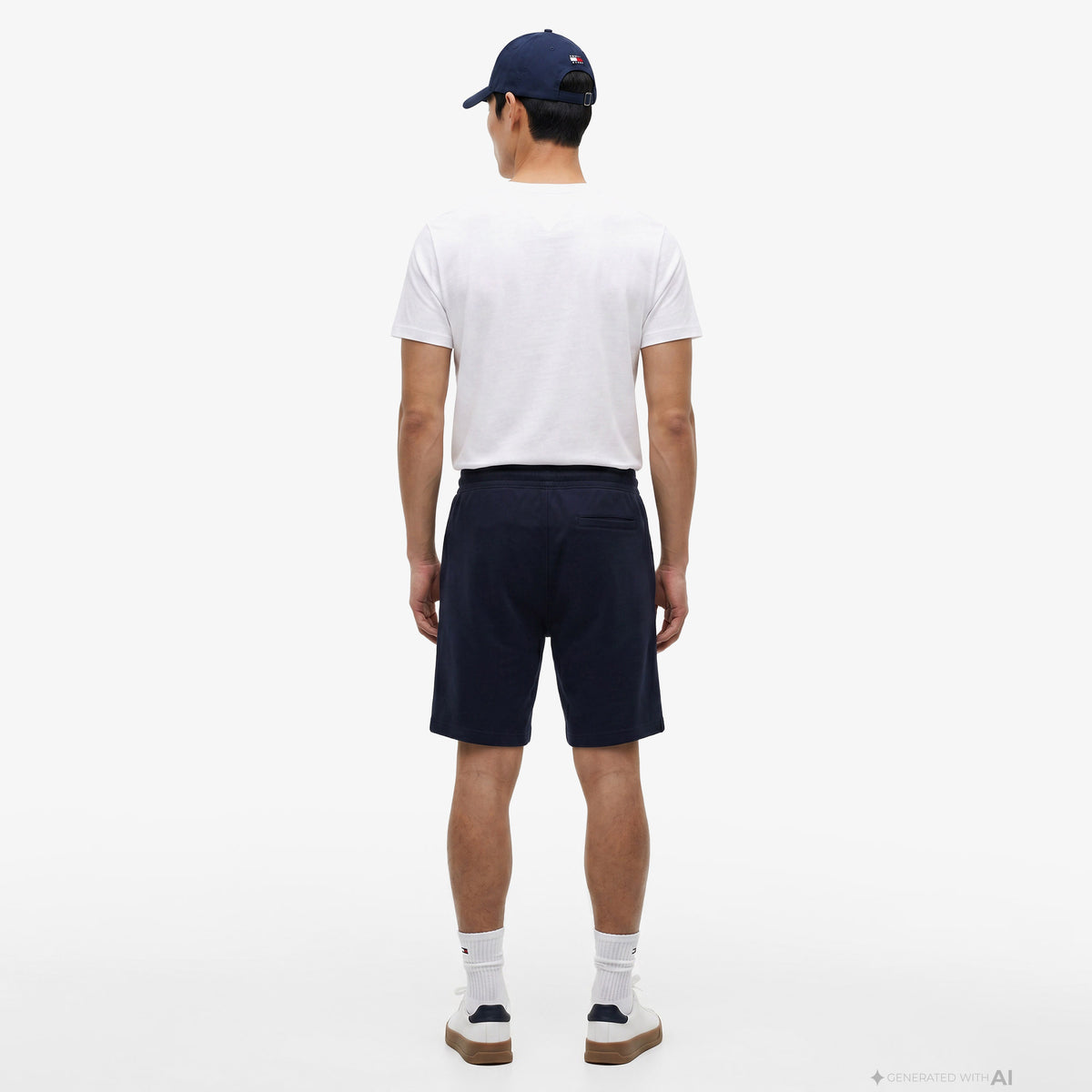 Tommy Hilfiger Global Stripe Erkek Lacivert Şort