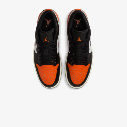 Nike Air Jordan 1 Low Erkek Turunuc/siyah Spor Ayakkabı