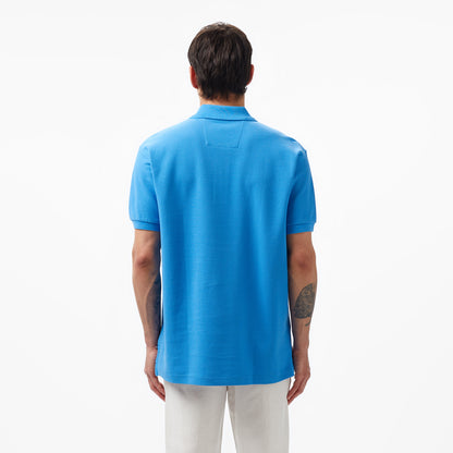 Nautica Erkek Mavi Classic Fit Kısa Kollu Polo Yaka T-shirt