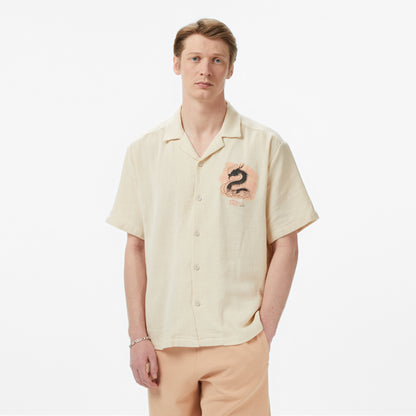 United4 Classic Fit Erkek Krem Gömlek