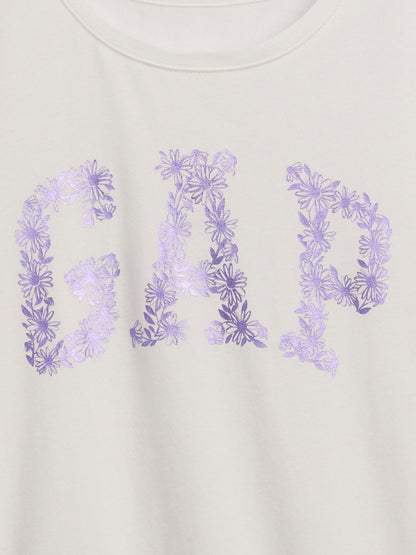 Kırık Beyaz Grafik Baskılı T-shirt