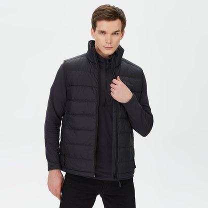 Jack Wolfskin Ather Down Vest Erkek Siyah Yelek