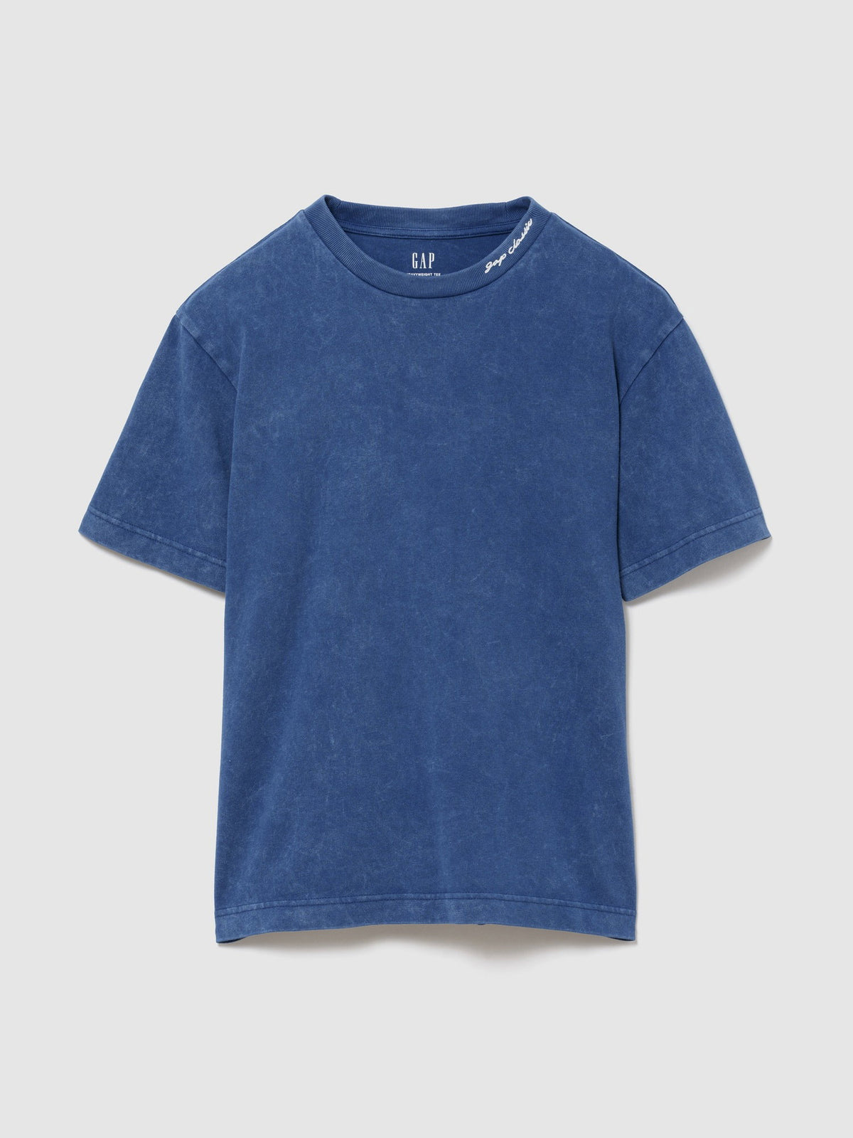 Mavi Heavyweight Gap Logo Relaxed Crop T-shirt