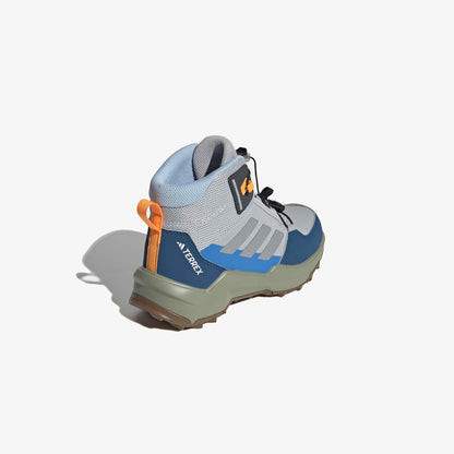 Adidas Terrex Ax4r Mid Sl Çocuk Gri Koşu Ayakkabısı