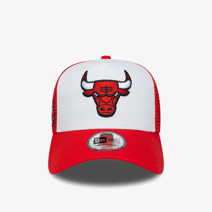 New Era Nba Side Patch Trucker Chicago Bulls Unisex Kırmızı Şapka
