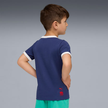 Puma X Paw Patrol Ringer Çocuk Mavi T-shirt