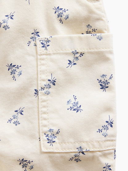 Çiçek Desenli Floral Print Tulum