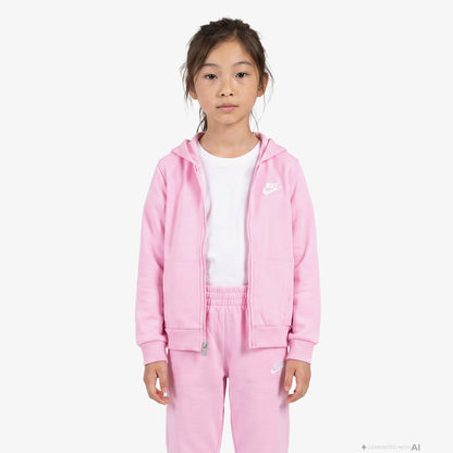 Nike Nkn Lbr Ft Fz Club Set Çocuk Pembe Eşofman Altı