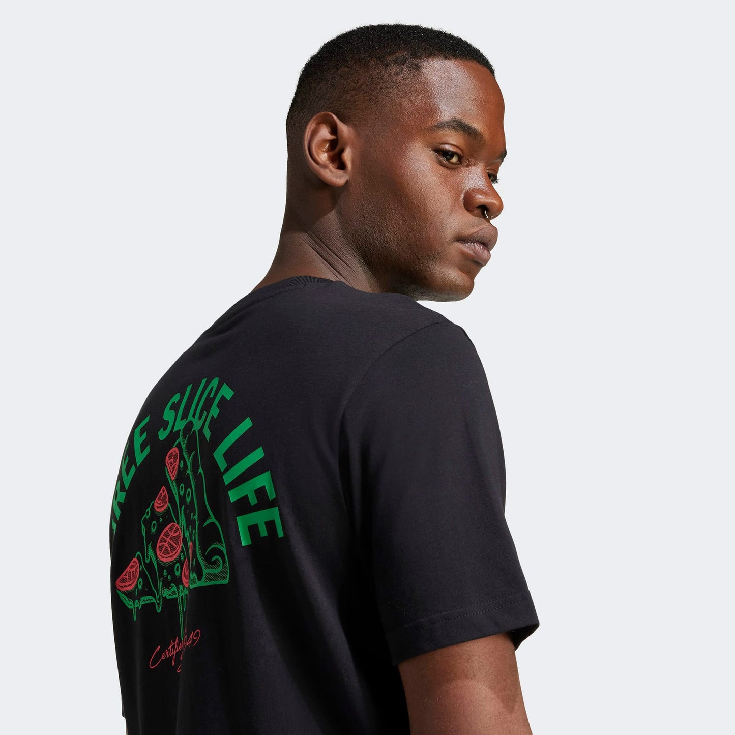 Adidas M L Erkek Siyah T-shirt