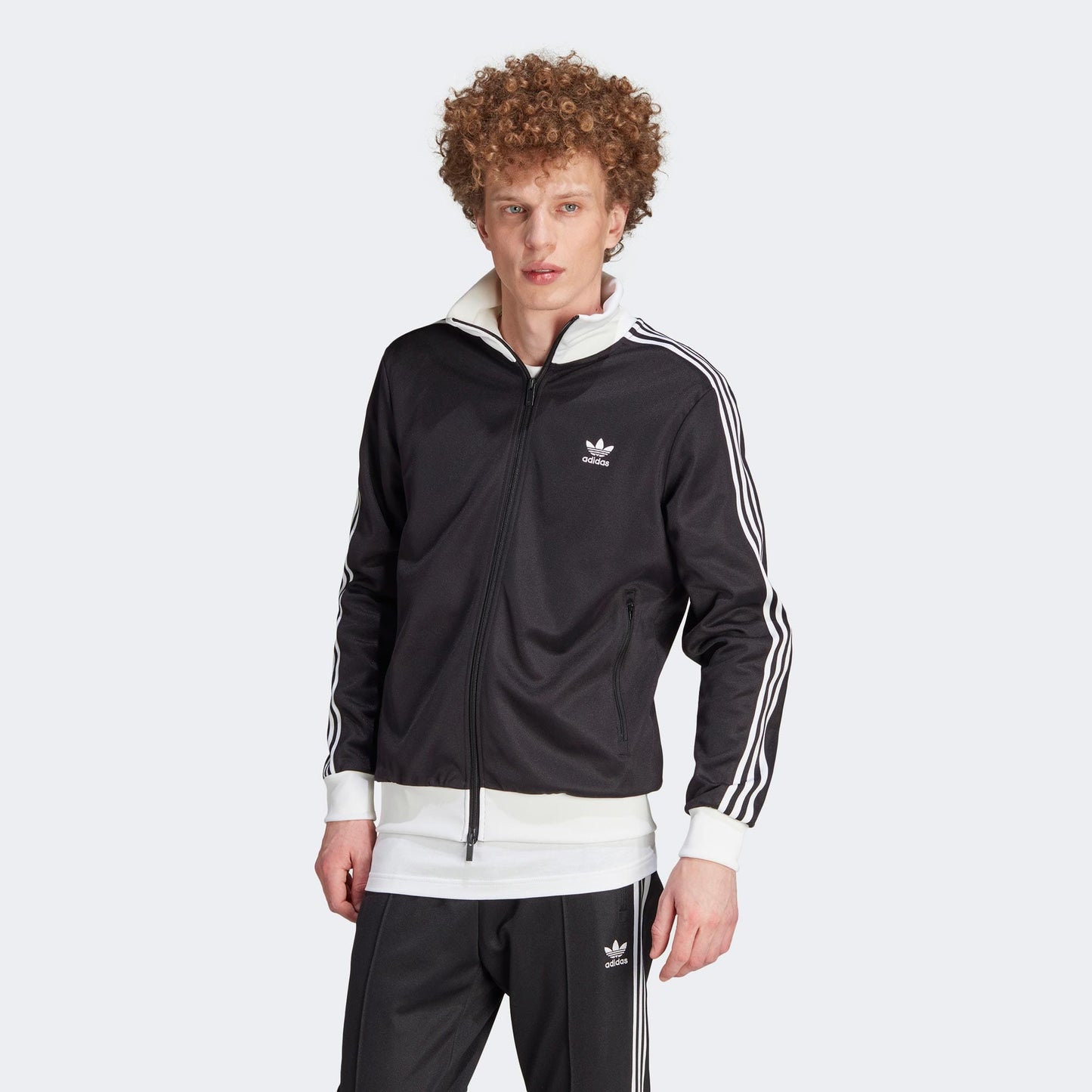 Adidas Adicolor Classics Beckenbauer Erkek Siyah Eşofman Üstü
