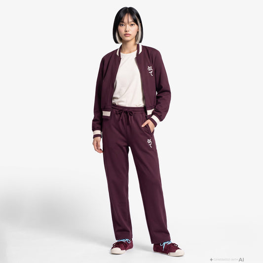 United4 Regular Kadın Bordo Pantolon