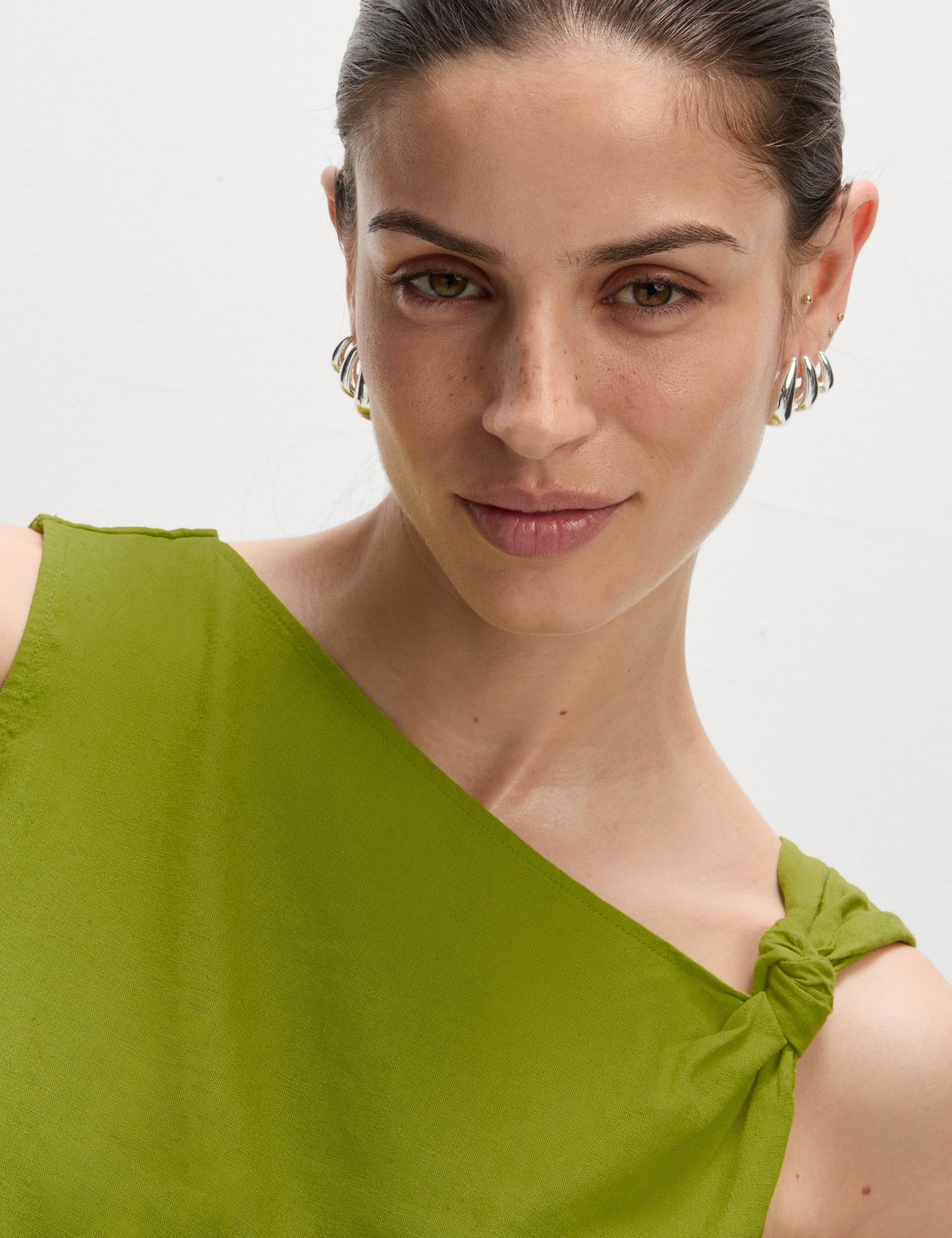 Twist Linen Top