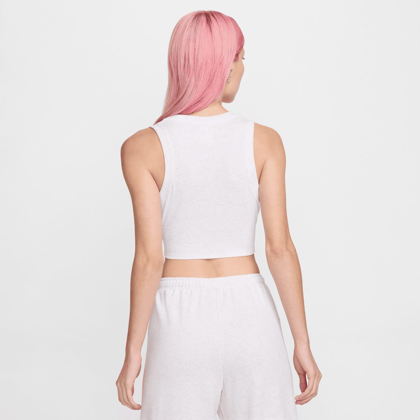 Nike Sportswear Essentials Cropped Kadın Beyaz Atlet