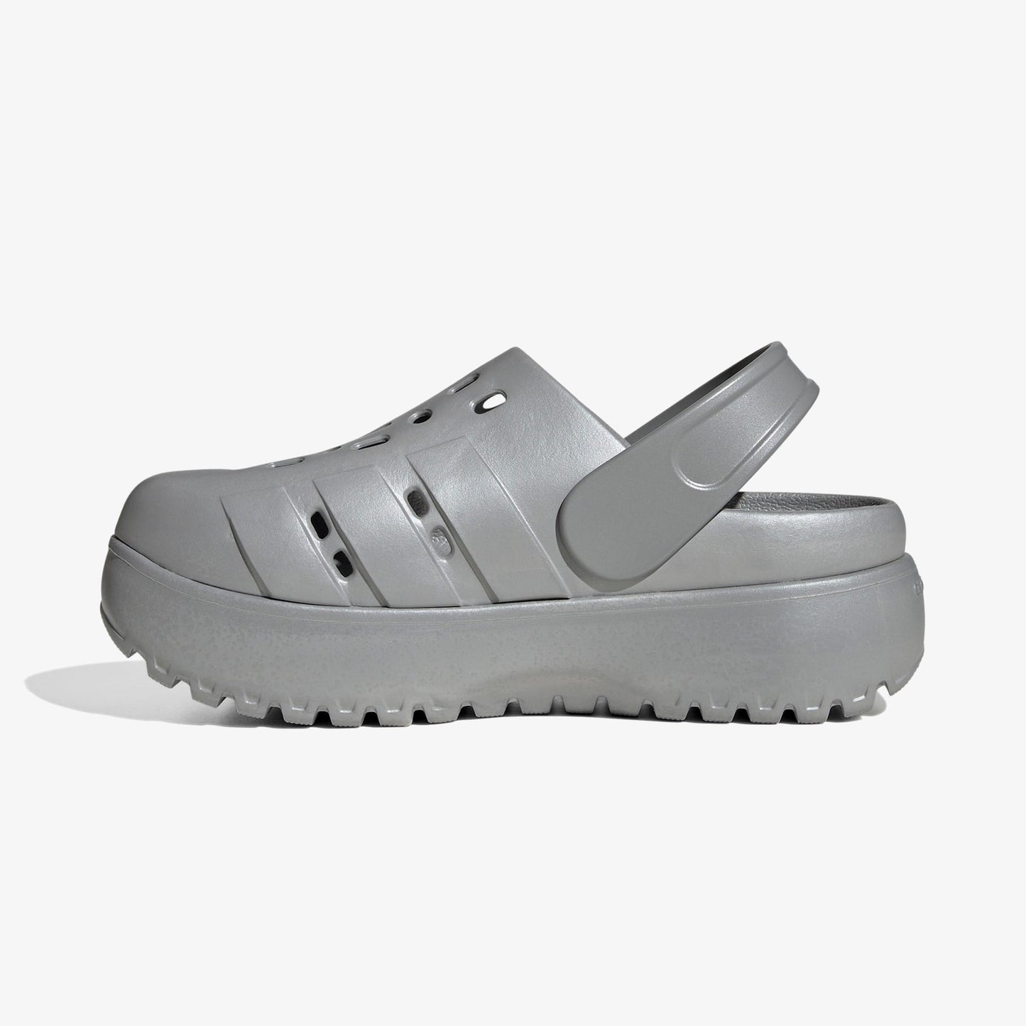 Adidas Adıletteclogplatform Gri Unisex Sandalet