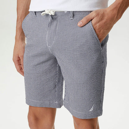Nautica Erkek Mavi Standart Fit Bermuda