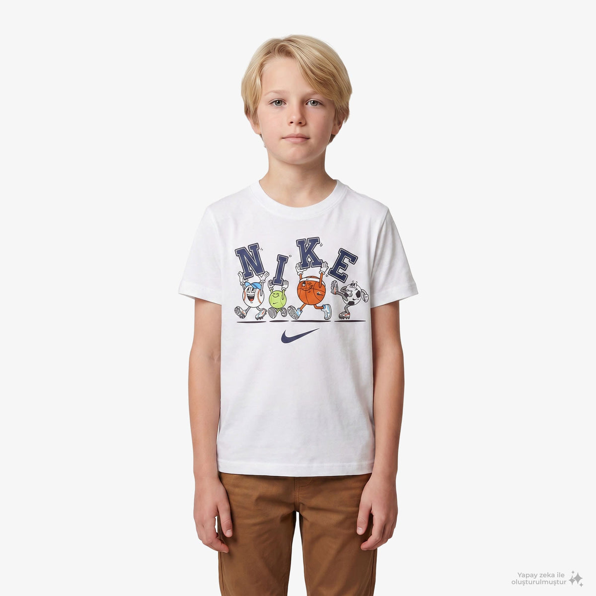 Nike Nkb Multi Sportsball Çocuk Beyaz T-shirt