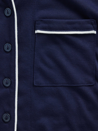 Lacivert Recycled Pijama Takımı
