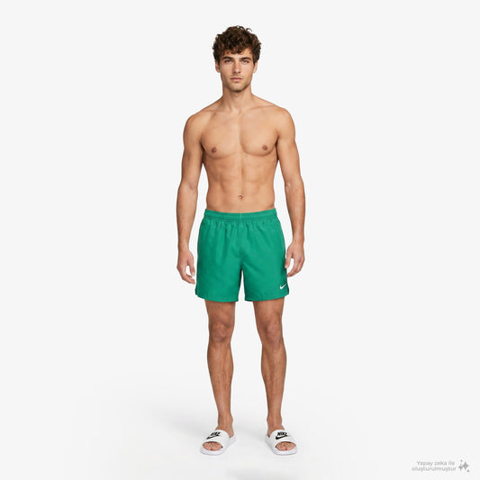 Nike Swim Breaker Solid Essential Erkek Yeşil Deniz Şortu