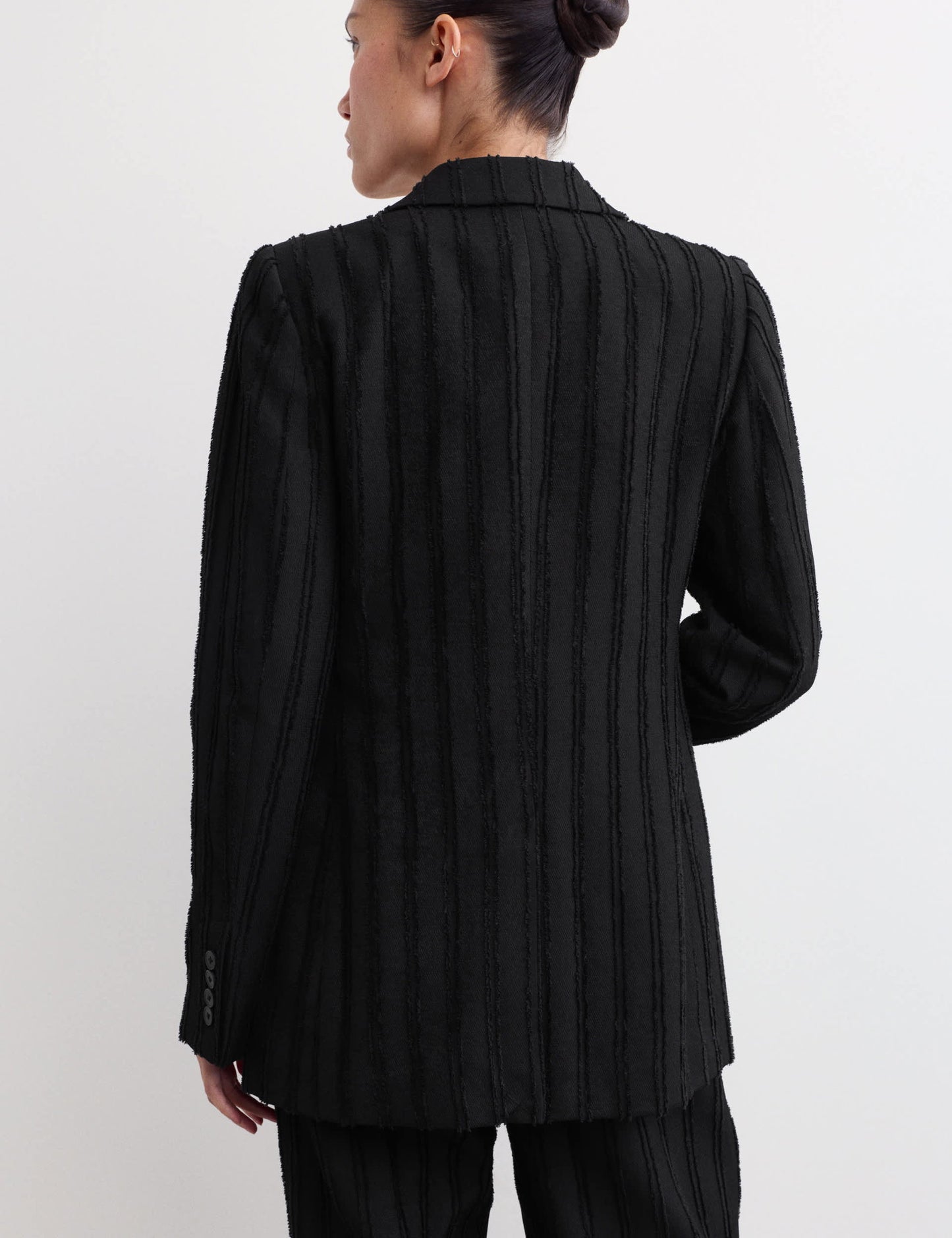 Dokulu Blazer Ceket