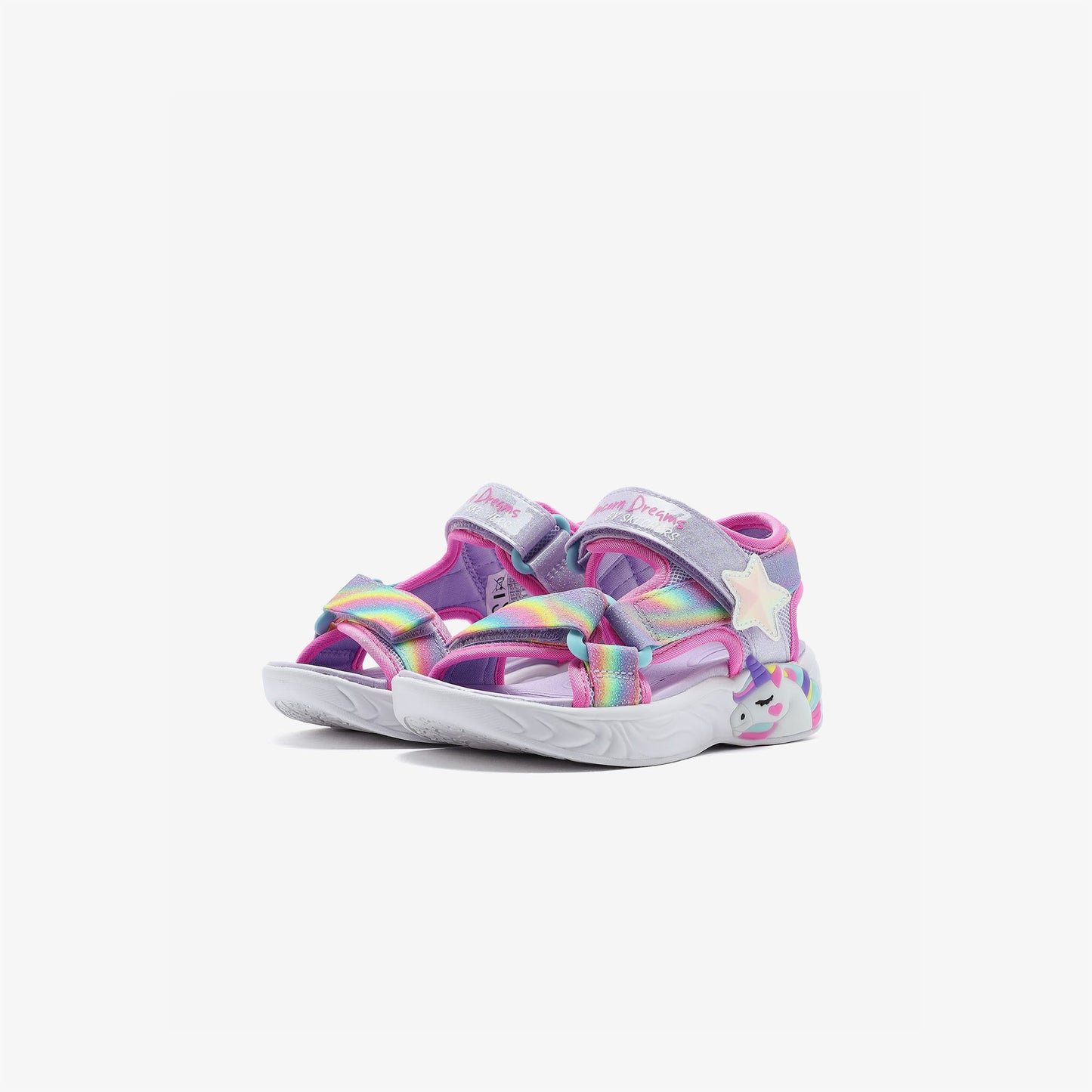 Skechers Unicorn Dreams Çocuk Mor Işıklı Sandalet