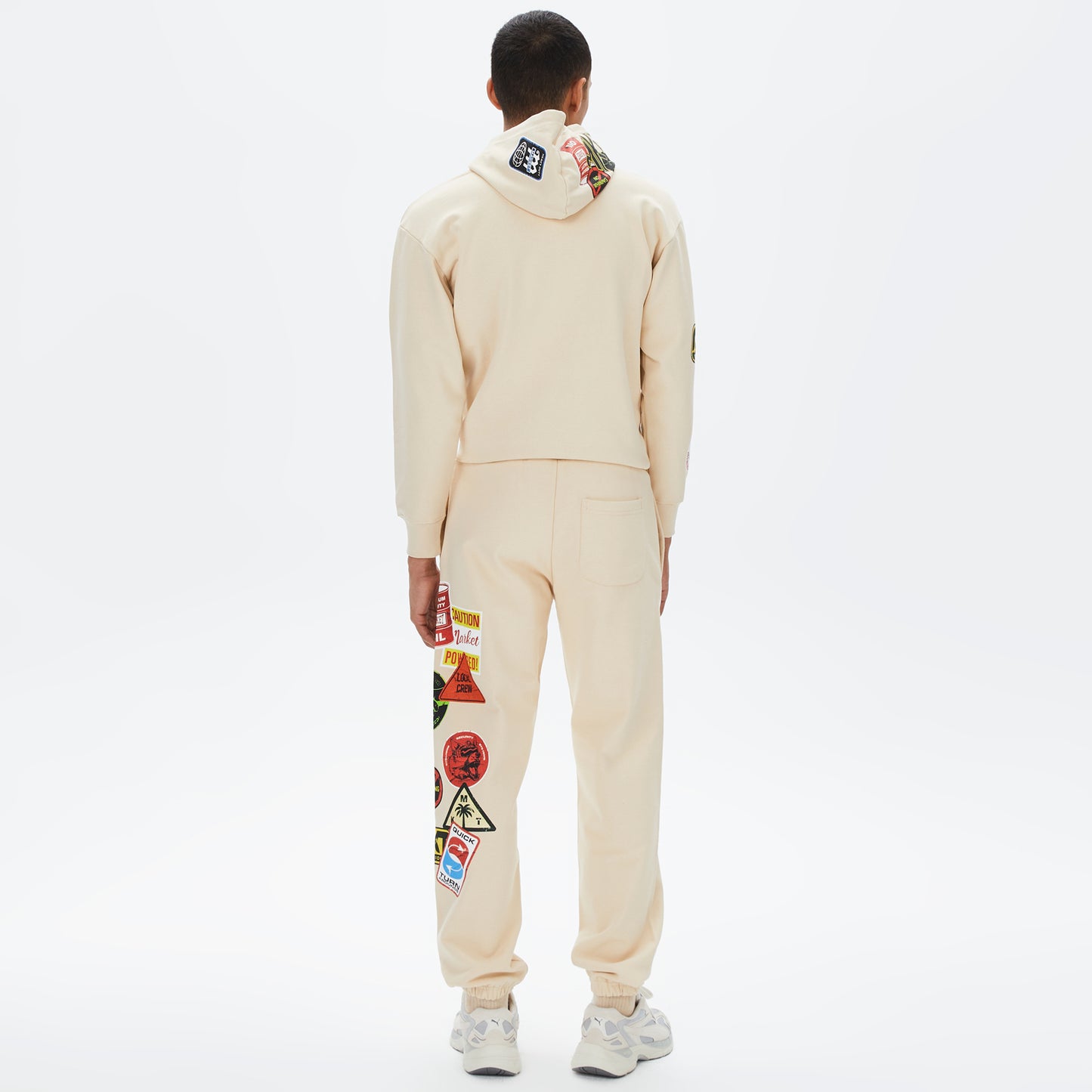 Market Hard Sweat Erkek Krem Eşofman Altı
