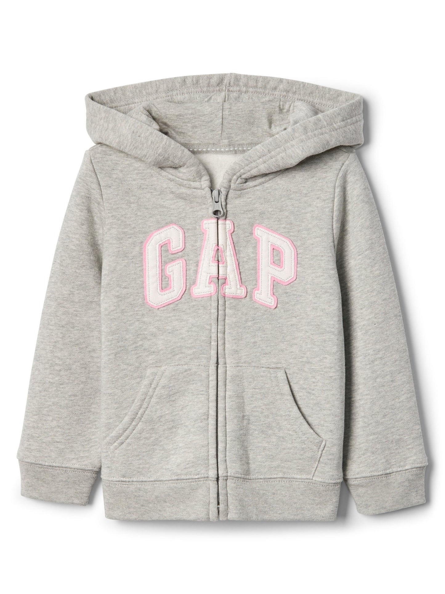 Gri Gap Logo Kapüşonlu Sweatshirt