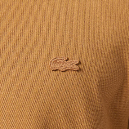 Lacoste Paris Erkek Regular Fit Uzun Kollu Açık Kahverengi Polo