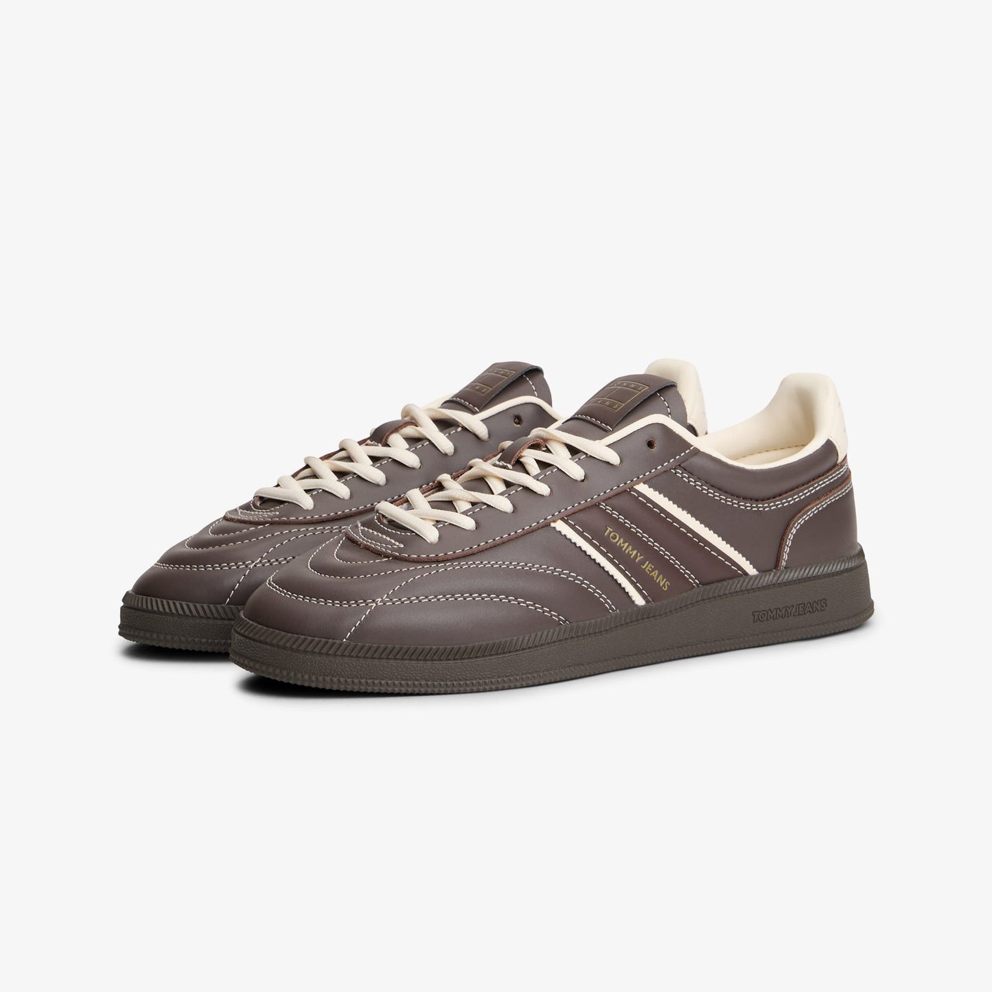 Tommy Hilfiger The Greenwich Edge Leather Kadın Kahverengi Spor Ayakkabı